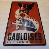 Blechschild 3D-GAULOISES-GOUT FRANCAIS