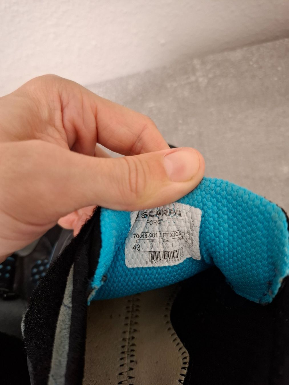 Scarpe da uomo: Scarpa Force Kletterschuhe EU 43 – Usato da Winterthur venduto da andrekeller95 2