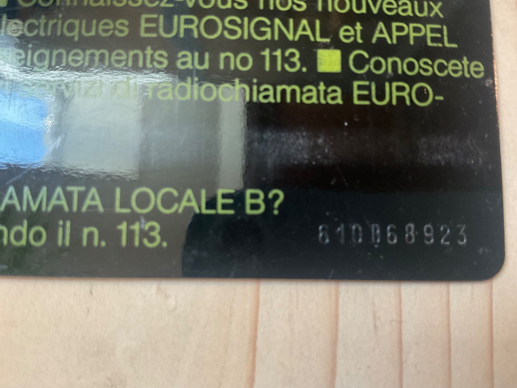 Schede telefoniche: Dritte Schweizer Taxcard – Usato da Winterthur venduto da Grap75 2