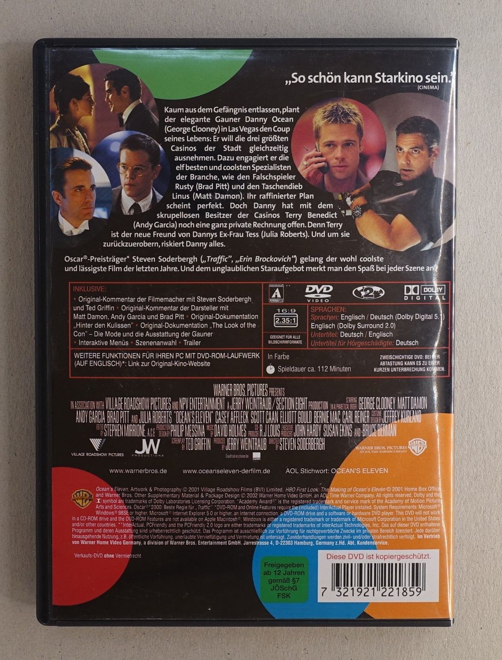 Tutti i DVDs: Ocean's Eleven – Usato da Sessa venduto da fraenklishop 1