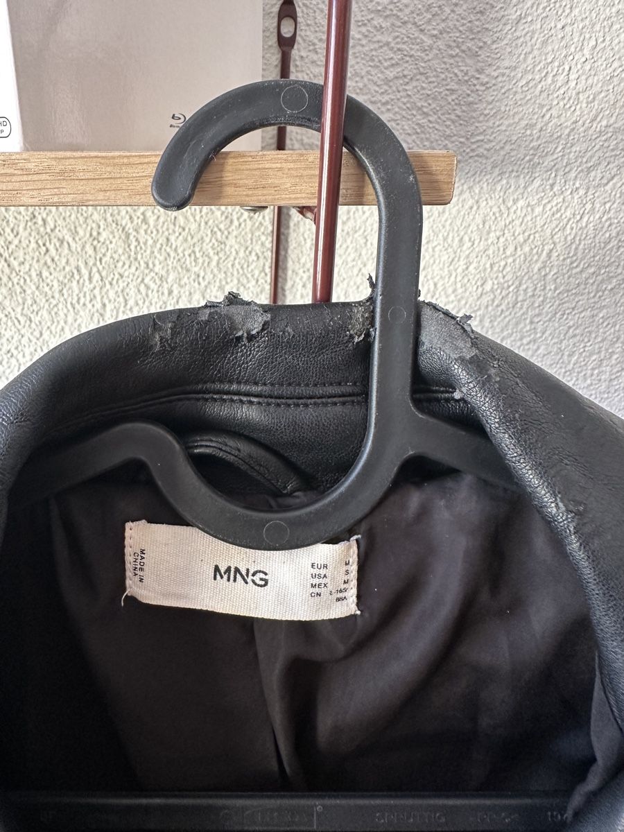 Mango Giacche: Damen Bikerjacke Schwarz – Usato da Cazis venduto da sina12 2