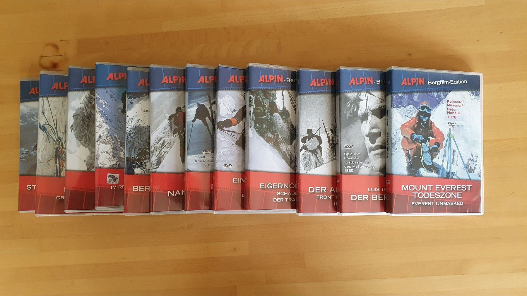 Alle DVDs: ALPIN - Bergfilm-Edition - 12 DVDs – Gebraucht aus Boniswil von Istiophorus 1