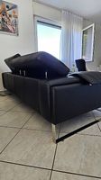 Zweier-Sofa Calia Italia Romeo, schwarz 