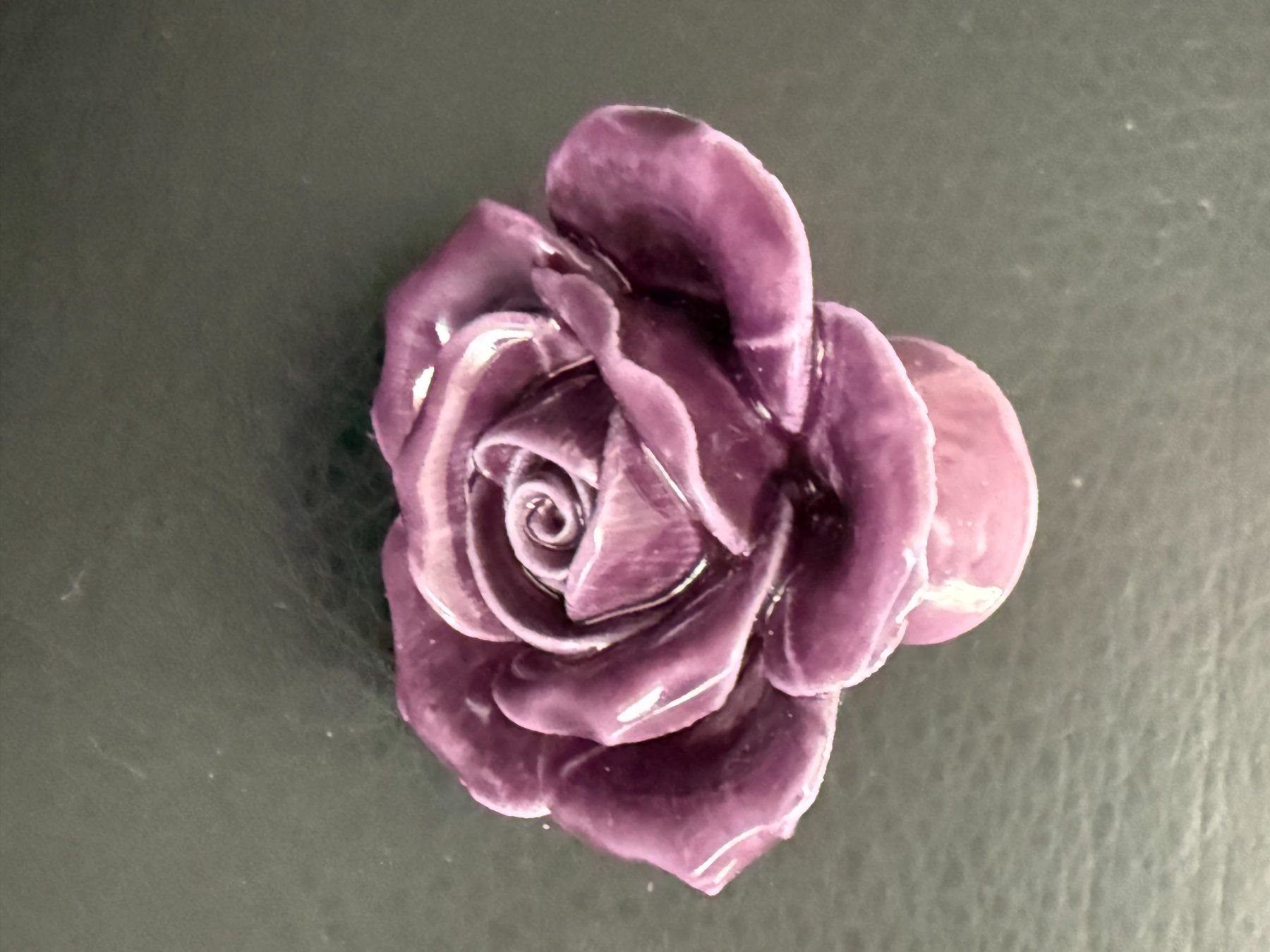 Ferramenta: MÖBELKNOPF  Porzellan Rose violett – Nuovo (secondo la descrizione) da Subingen venduto da ArtBead 2
