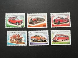 SOMALIA REP 1999  Old  Feuerwehrautos ** illegal (D428)