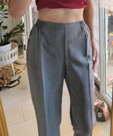 Damenhose Grau – Gr. 40 – Elegant & Bequem 