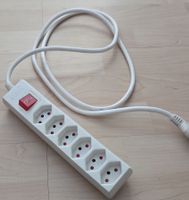 Steckerleiste 6-fach mit Schalter  gebraucht