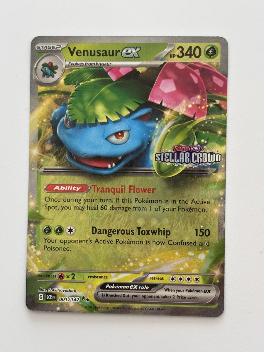 Pokémon Sammelbilder & Trading cards: Carte Pokémon VENUSAUR scr 001 stample – Neu (gemäss Beschreibung) aus lausanne von helderj