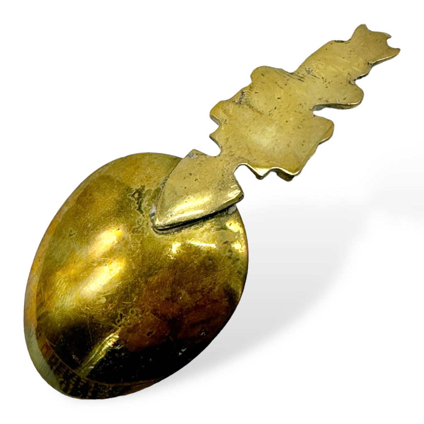 Cucchiai: Cuillère Widdecombe Pixie en bronze et laiton massif vintage – Usato da Morges venduto da MeeBee 3