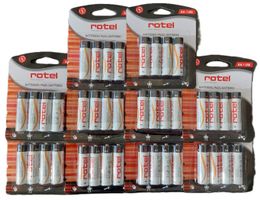 40 Stück ROTEL Alkaline Batterien AA LR6 Neu&OVP!