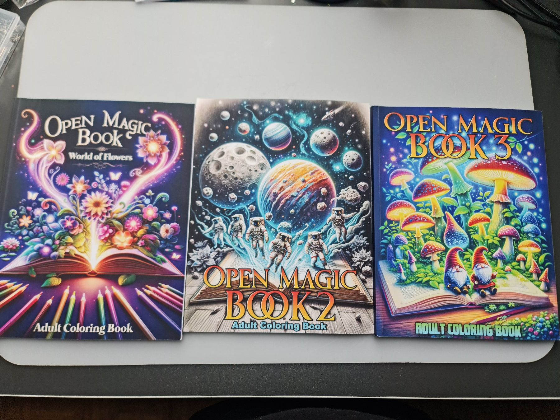 Livres: Ausmalbücher Open Magic Book 1 - 3 – D'occasion à Turbenthal par SiBra77