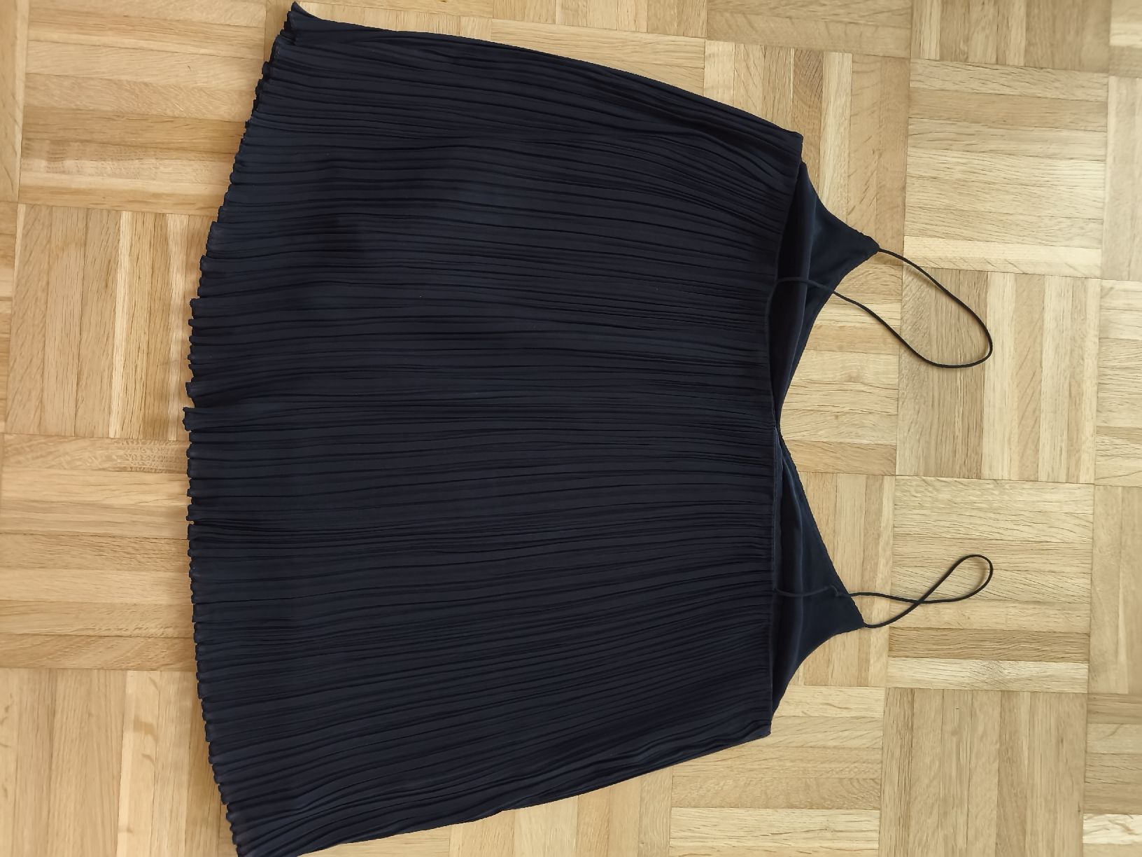 Tops: Plisse Top, dunkelblau, Grösse M – Gebraucht aus Bern von Tschu_Tschu 1