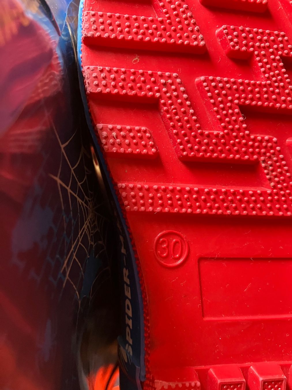 Scarpe da uomo: Gummistiefel/Regenstiefel Spiderman Gr. 30 – Usato da Gattikon venduto da stri_lgs79 6