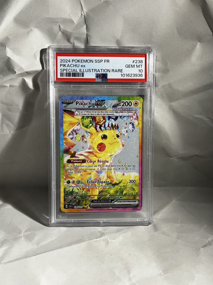 Pokémon Carte collezionabili: Pikachu 238 EX PSA10 FR – Nuovo (secondo la descrizione) da Montalchez venduto da pokeneuch