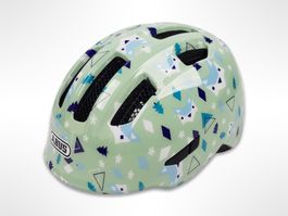 ABUS Smiley Kindervelohelm Hellgrün Gr. M