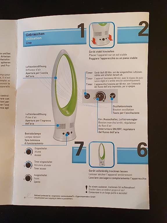 Ventilatoren: Ventilator Lüfter Bladeless VISTA – Gebraucht aus Rieden AG von willy52 2