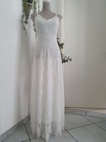 Weisses Maxi Spitzenkleid Gr S *neuwertig*