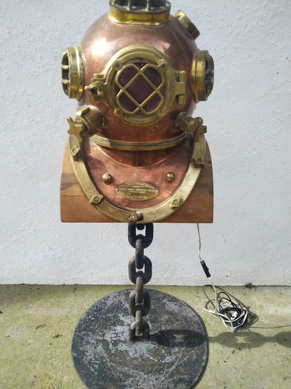 Mute per immersioni: U.S. Navy Diving Helmet 1941 – Usato da Weggis venduto da cherry2000 3