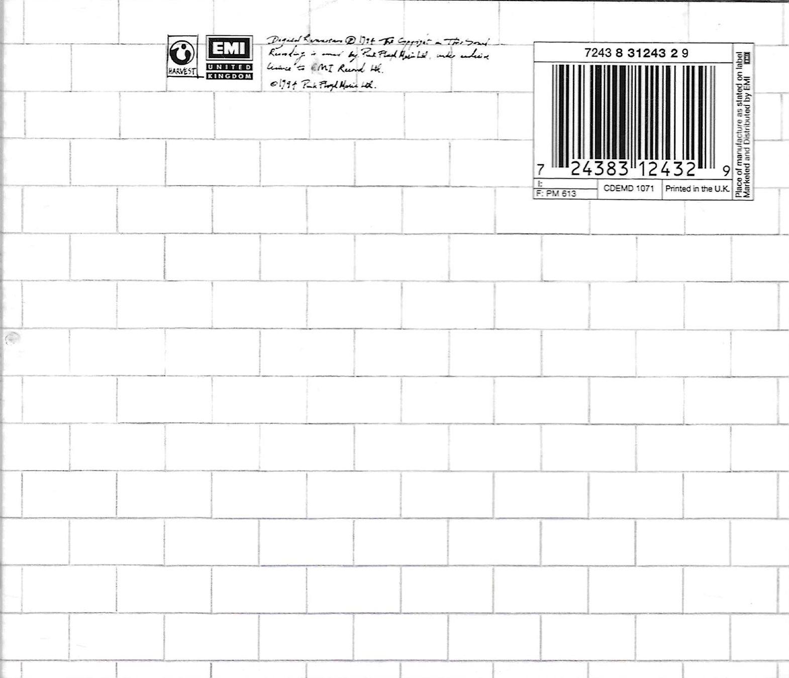 CD: Pink Floyd Box With 2 CD's - The Wall – Usato da Savagnier venduto da Ne2065 1