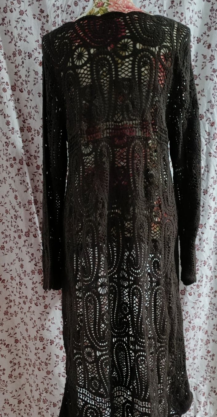 Vestiti: Gehäckeltes braun Kleid – Usato da Pfäffikon sz venduto da Suim 1