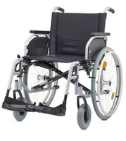 B & B S-Eco 300 XL Standard-Rollstuhl, SB 55 cm, mit Begleit