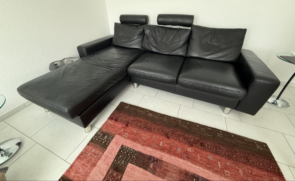 Stressless Sofas: Ecksofa von Stressless in schwarzem Leder – Gebraucht aus Schöfflisdorf von Sabi_Malu
