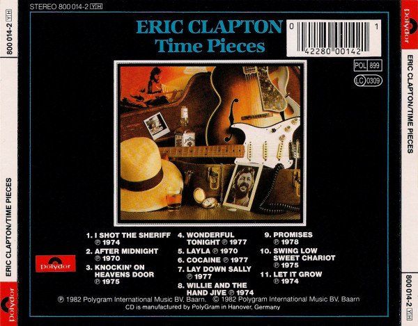 CD: CD Eric Clapton - Best of (1982) – Usato da Möriken AG venduto da mineralia 1
