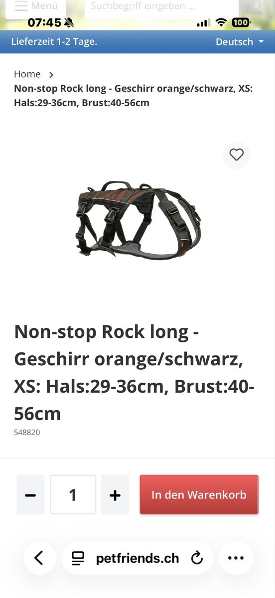 Collier et laisse: Brustgeschirr – Neuf (Voir description) à Wangen SZ par ca018 1