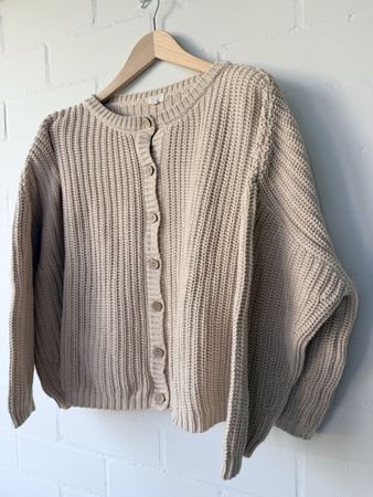 The Simple Folk • The Chunky Cardigan Farbe oatmeal Gr. M/L