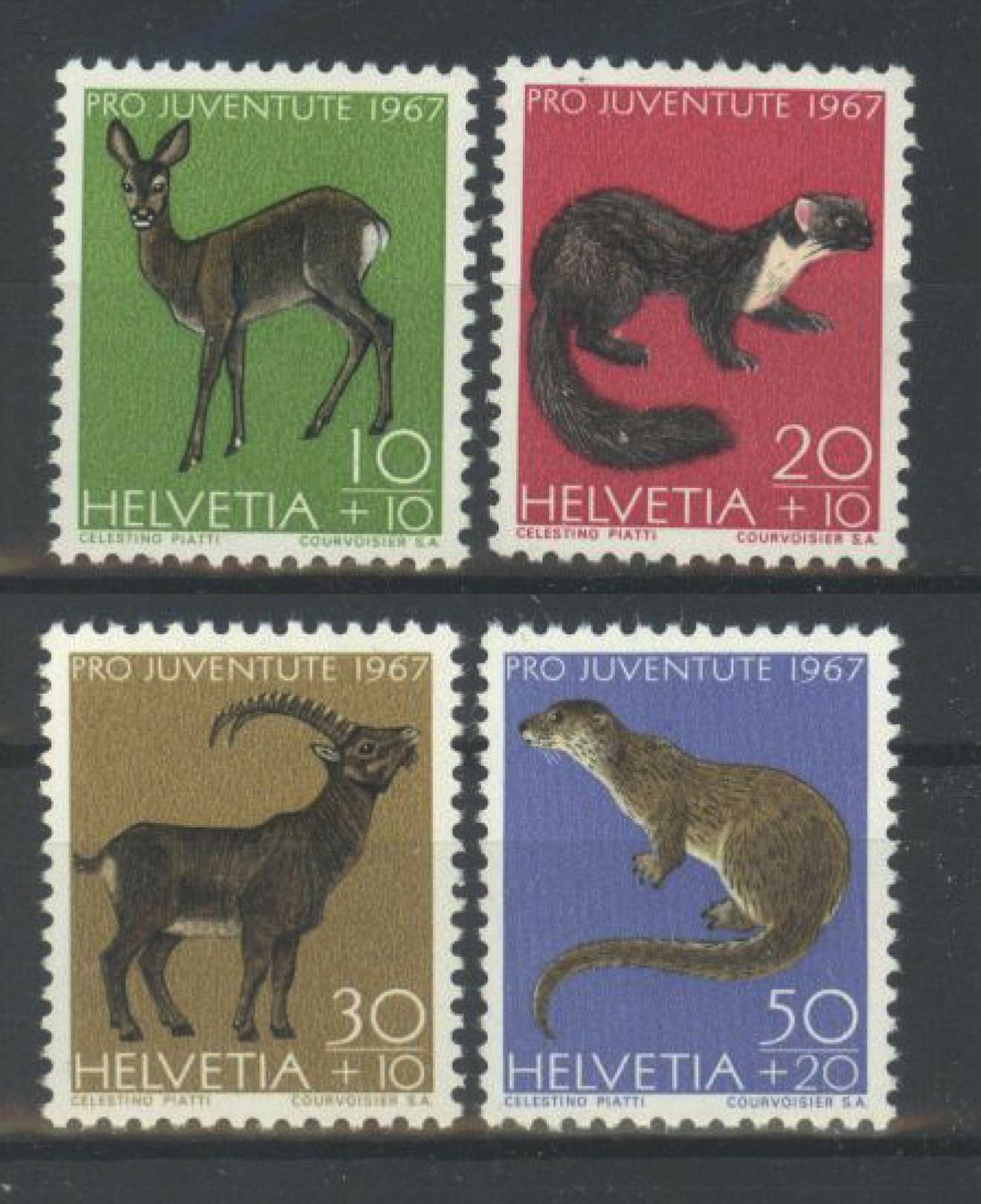 Alle Briefmarken: 1967, Pro Juventute ** – Neu (gemäss Beschreibung) aus Willisau von Vollstempel