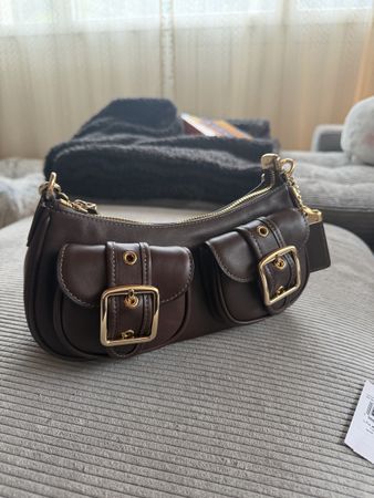  Coach Ashton Bag braun Leder neuwertig