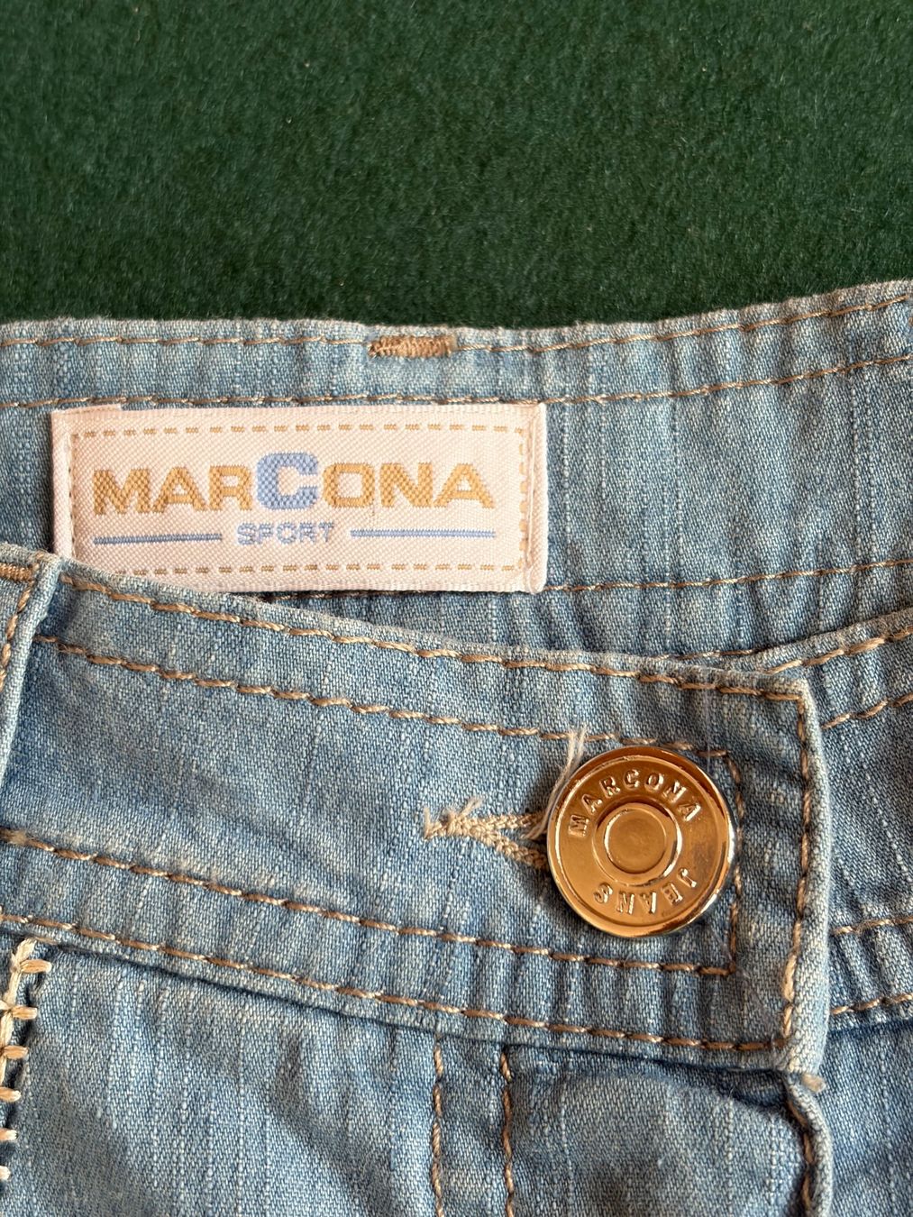 Jeans: MARCONA VINTAGE  Jeans / hohe Taille / Größe 38DE – Usato da Interlaken venduto da Bona55 4