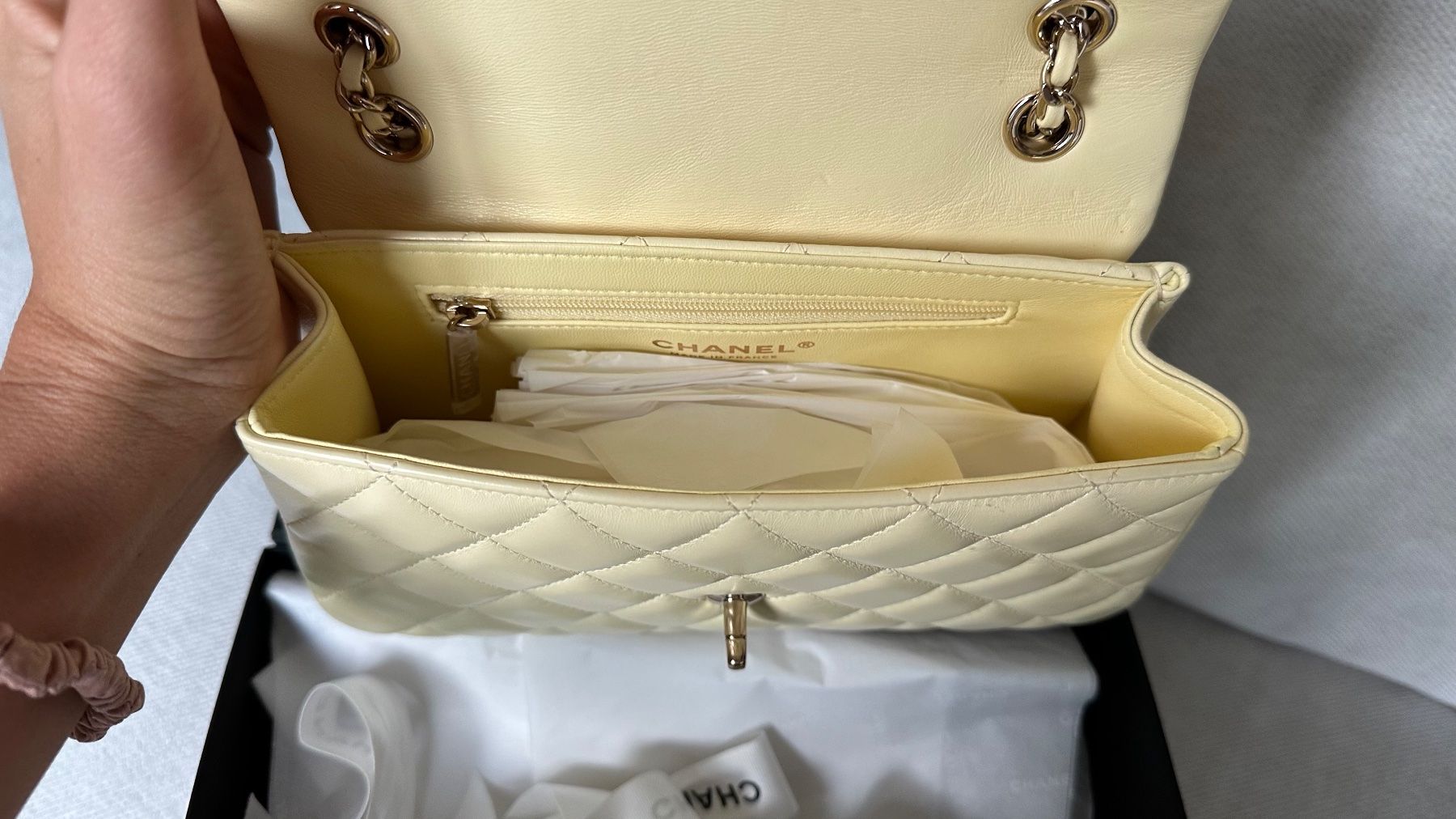 Chanel Borse da donna: Chanel classic bag 2025 – Nuovo e nell'imballaggio originale da Paradiso venduto da Under_sun 9