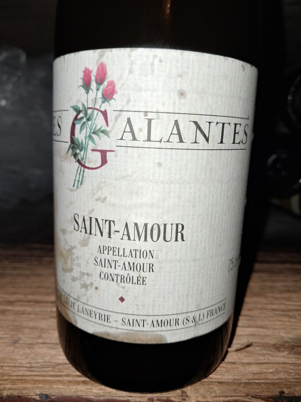 Vino: Saint-Amour cuvée "Les Galantes" 1994 – Nuovo e nell'imballaggio originale da Le locle venduto da juliensaran 1