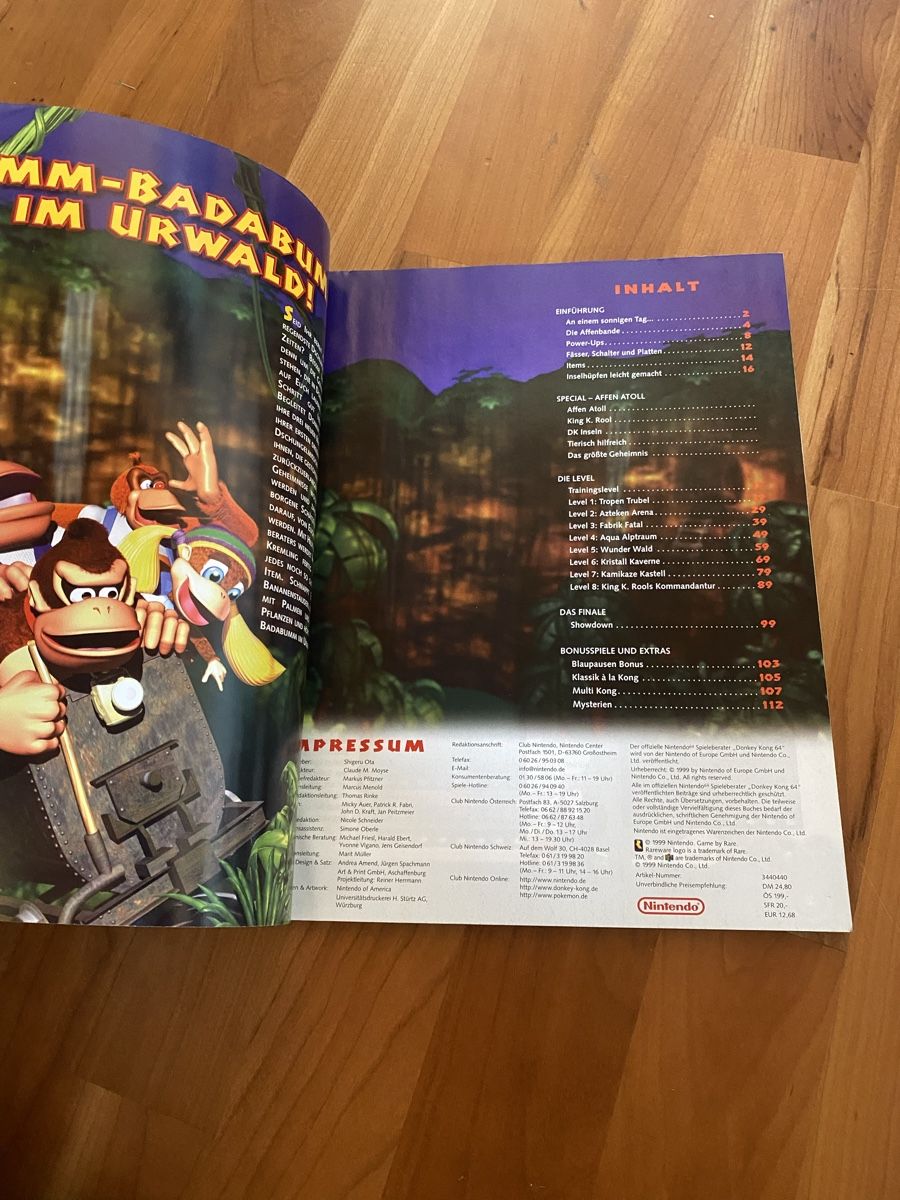 Libri: Donkey Kong 64 - Spieleberater - Players Guide – Nuovo (secondo la descrizione) da Kerzers venduto da ai1_52j5 3