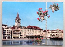 Zürich, Wühre und Kirche St. Peter