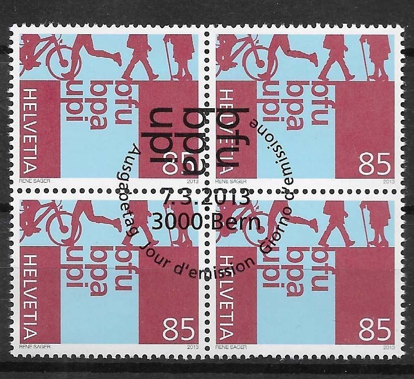 Alle Briefmarken: B1460 - BFA / BPU B4 1er jour – Gebraucht aus Trélex von Phil_Albert