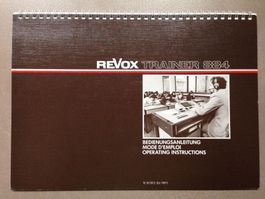 Mode d'emploi Revox Trainer 884 NEUF!!