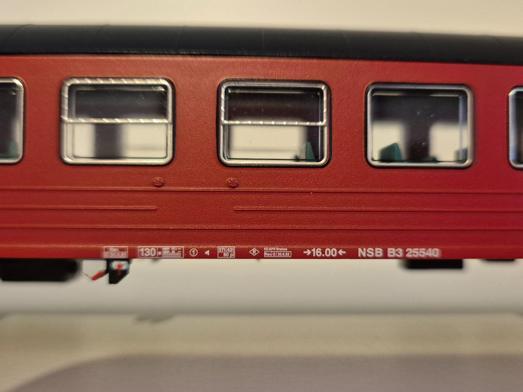 Trains électriques: NMJ H0 NSB B3 Wagen – D'occasion à Wittenwil par ced_q8j7 4