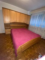 Letto doppio in ontano Doppelbett aus Erlenholz