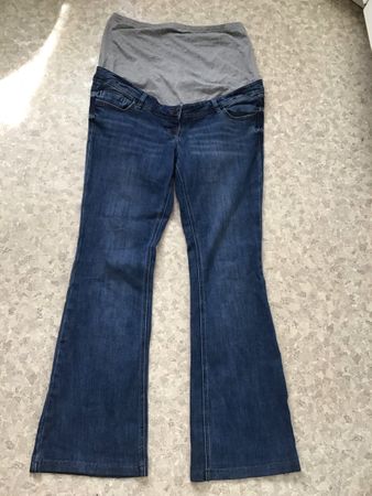 Schwangerschaftsjeans Schlaghose C&A Gr. 42 Gutem Zustand!