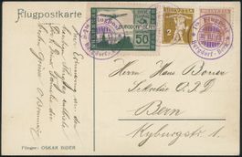1913 - Flugpost - Vorläufer - Burgdorf - Karte