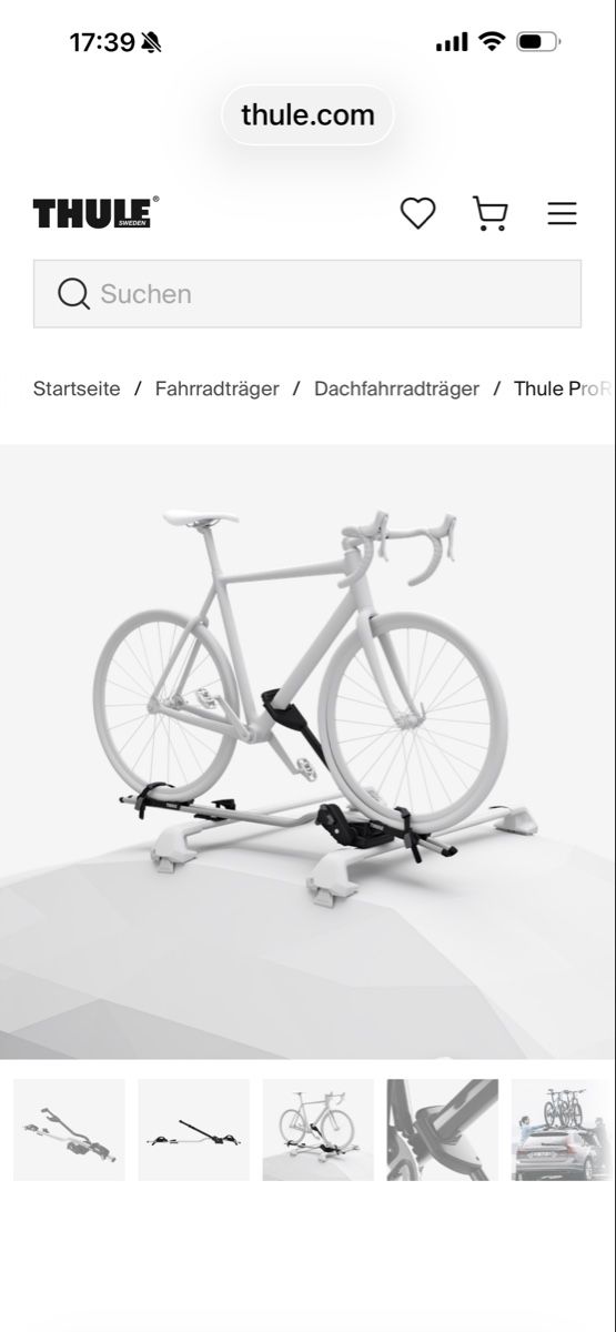Thule Barres de toit: Thule ProRide Dachfahradträger – Neuf (Voir description) à Glattfelden par Staimirker 1
