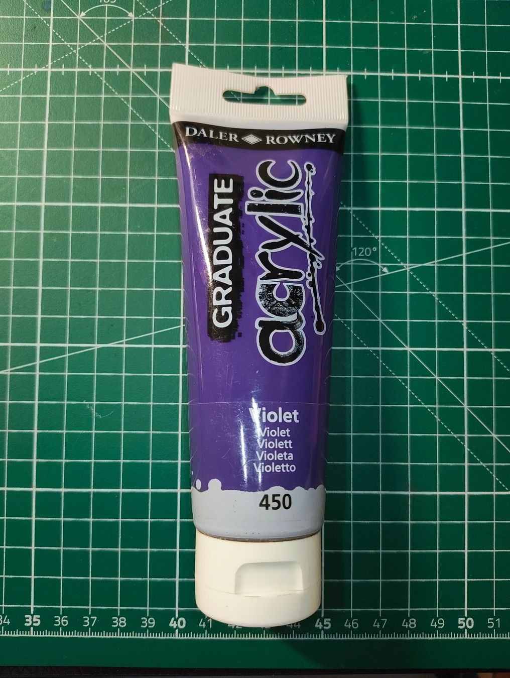 Farben: Daler Rowney Acrylfarbe Violet 120ml – Gebraucht aus Zürich von Sal_25