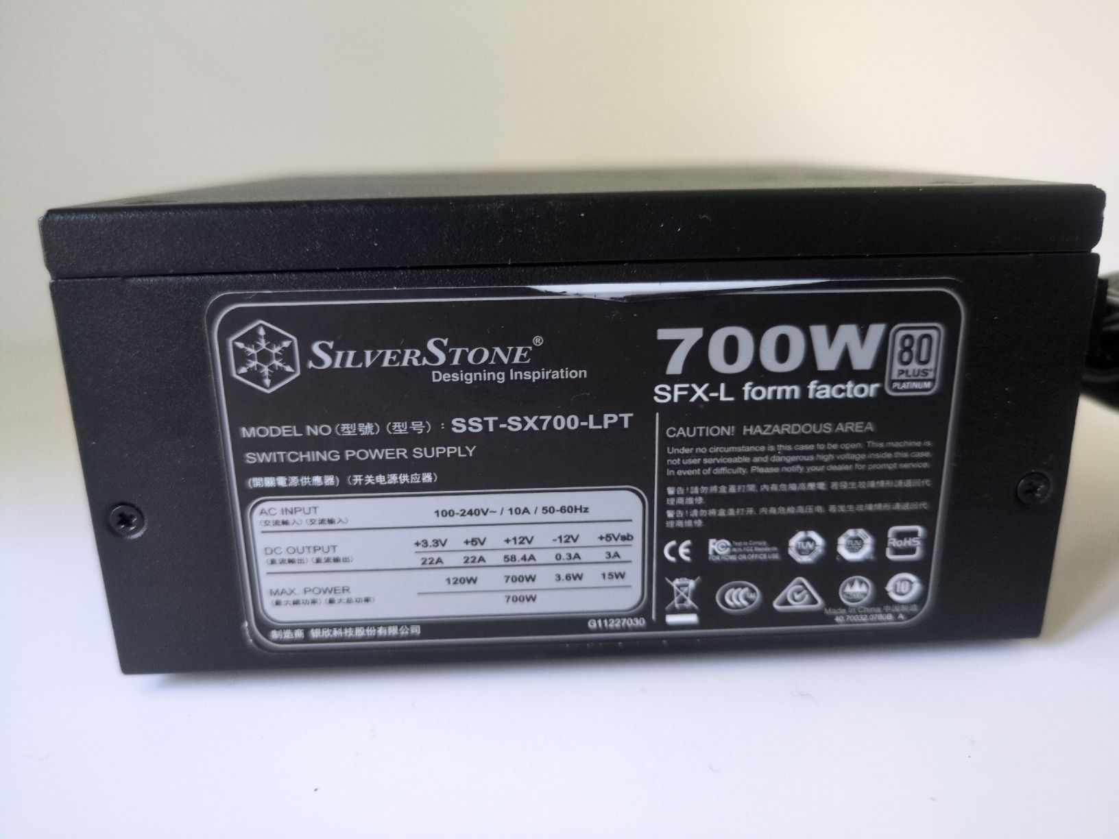 Elektronikbauteil: SilverStone SFX-L 700W – Gebraucht aus Langenthal von YElektra 1