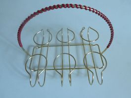 alter Trinkglashalter 60er Vintage