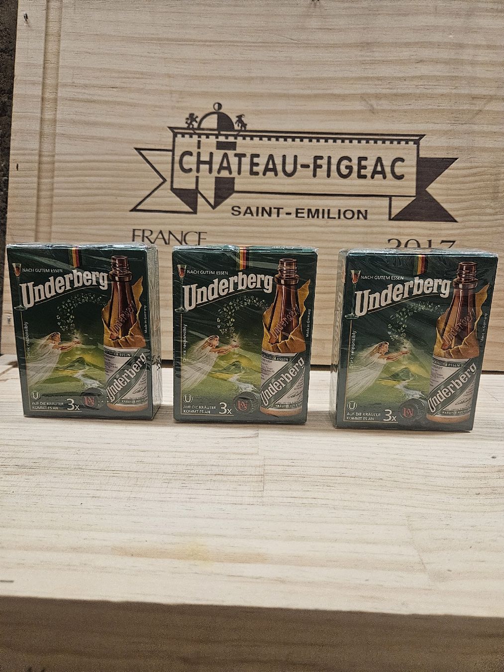 Bevande alcoliche: 3x3 Underberg Bitter – Nuovo e nell'imballaggio originale da Zofingen venduto da WouterSamwel