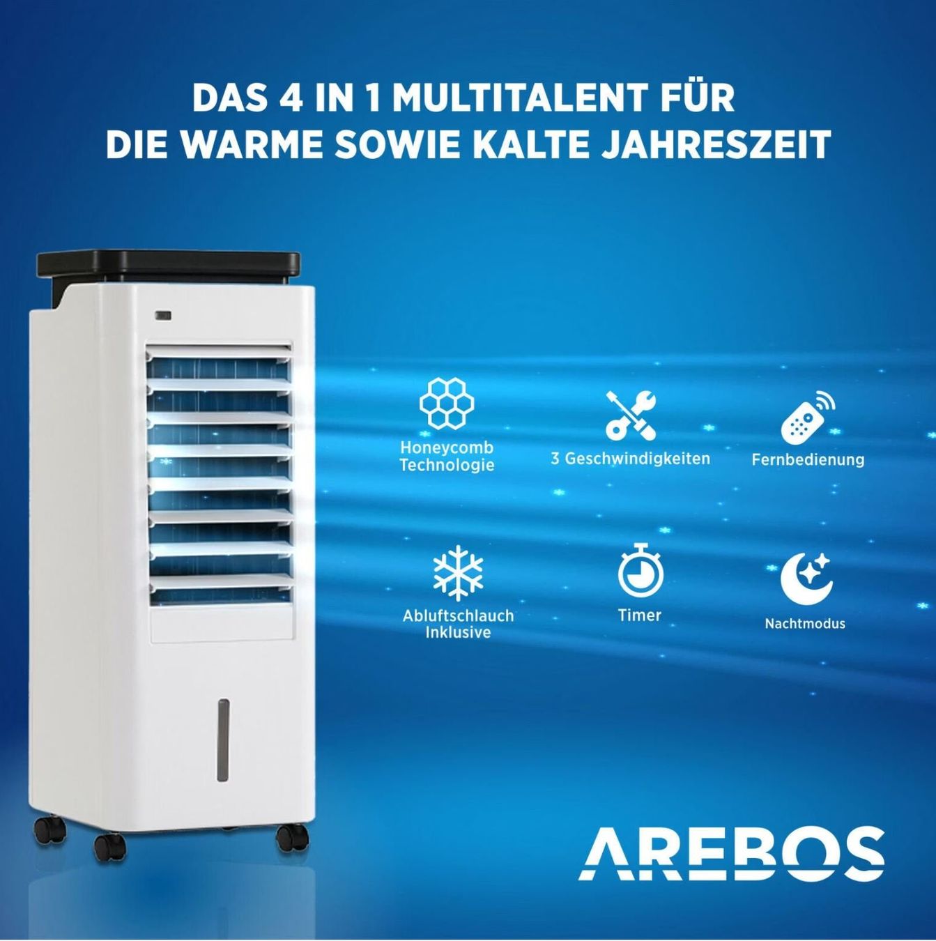 Klimageräte: Arebos 4in1 Aircooler – Gebraucht aus Sachseln von Palur 3