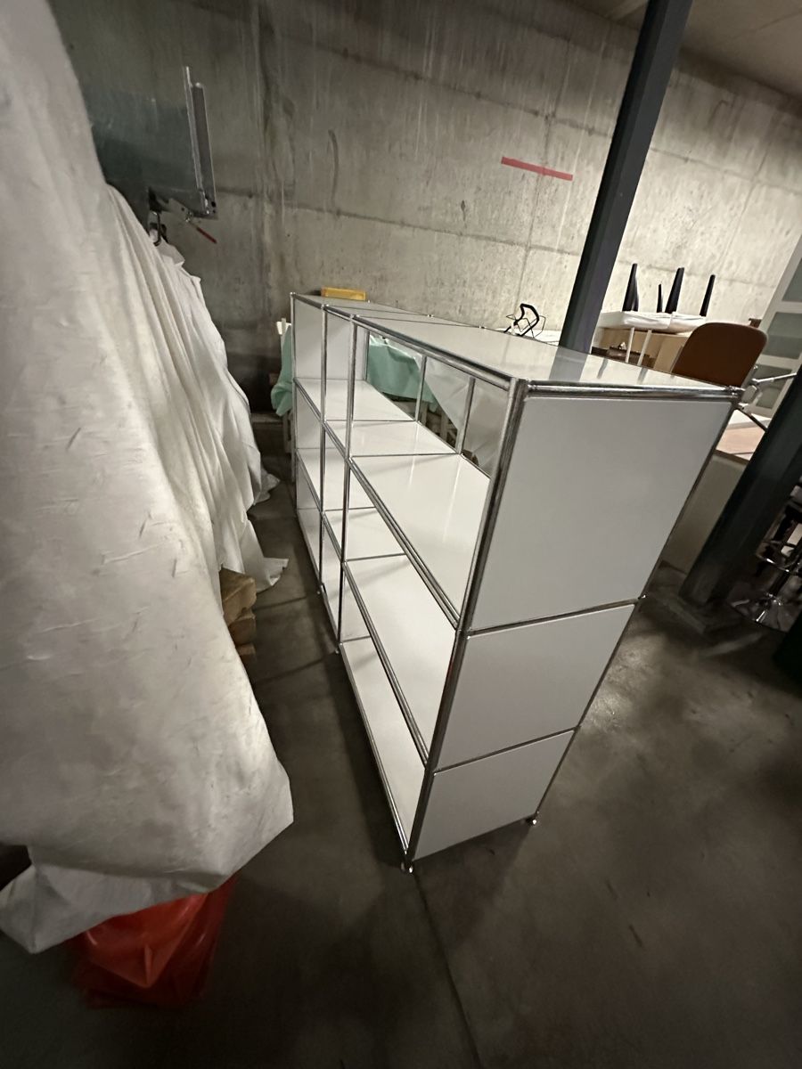 Scaffali: Bibliothèque étagère modulable blanc chrome 12 cases occasio – Usato da Lausanne venduto da artnouveau04 7