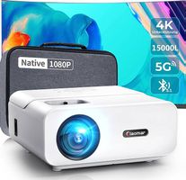 Full HD 1080P Beamer 5G WiFi Bluetooth 4K LED